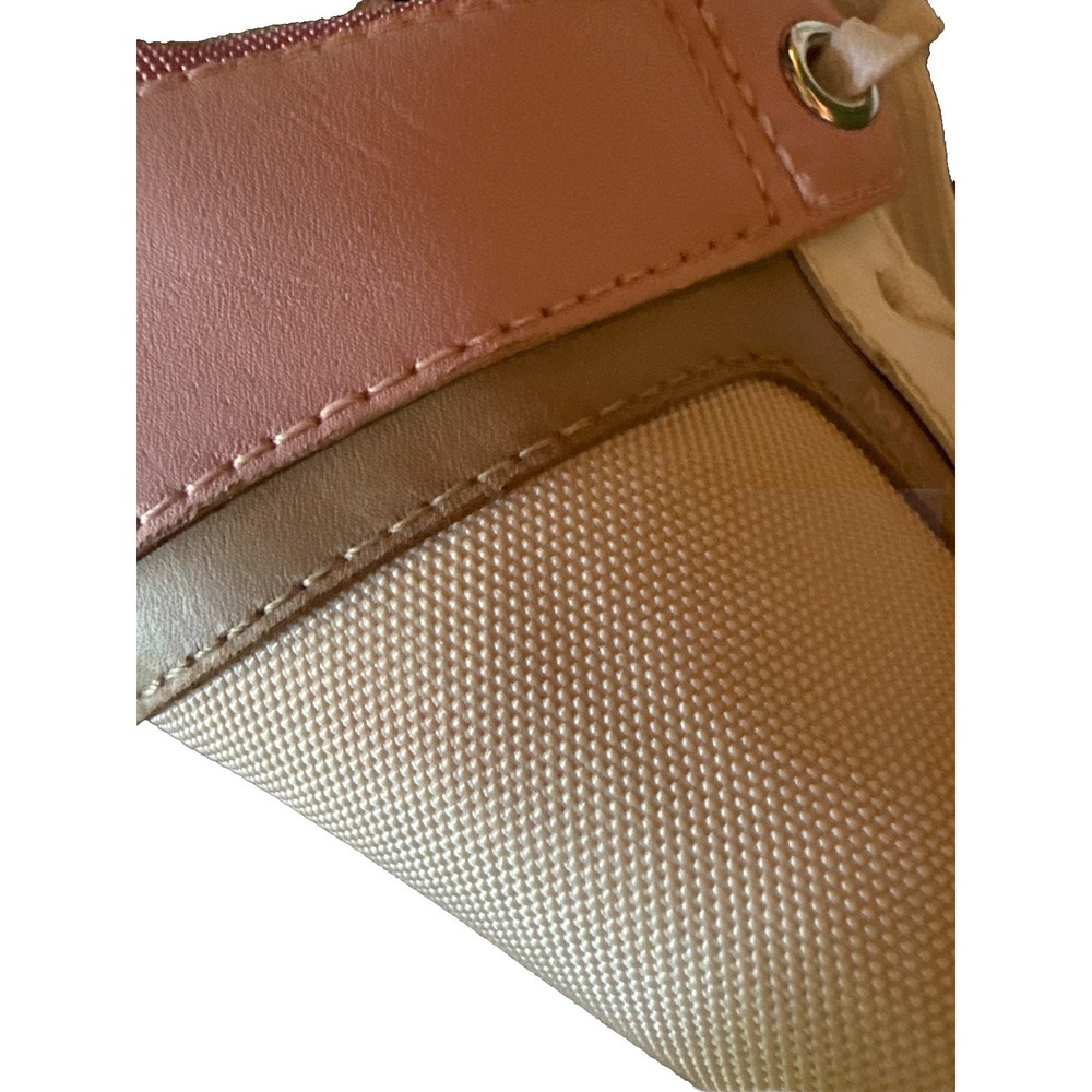 Michael Kors Georgie Mixed Media Trainers Womens 6.5 Pink Cream Wedge - Picture 13 of 13